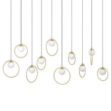 Oblong Portocolom 10 Light LED Pendant